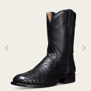 TECOVAS The Duke Ostrich Cowboy Boots